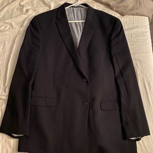 Navy Tommy Hilfiger Suit Jacket 44R